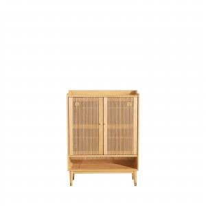 Cole Shoe Cabinet / Console Table - W800 - Oak Wood